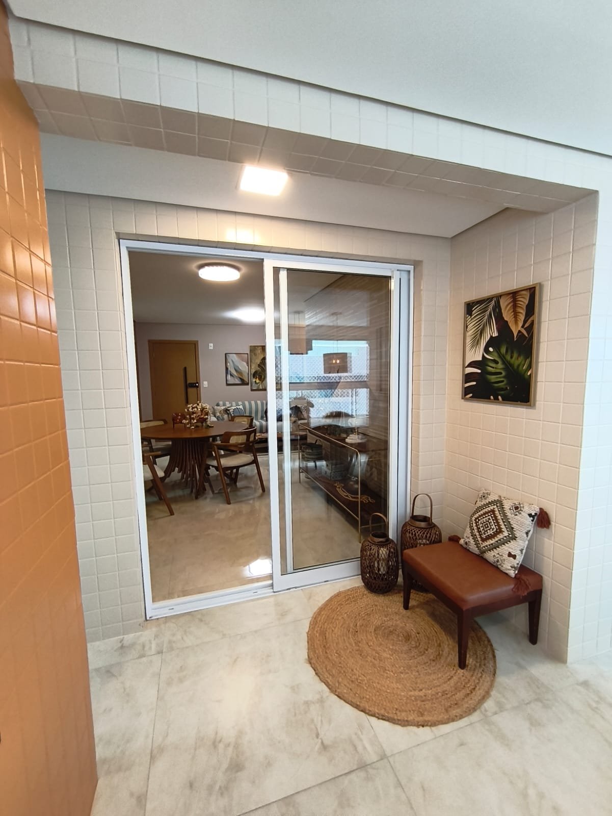 Entrada da varanda gourmet